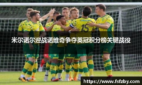 米尔诺尔迎战诺维奇争夺英冠积分榜关键战役